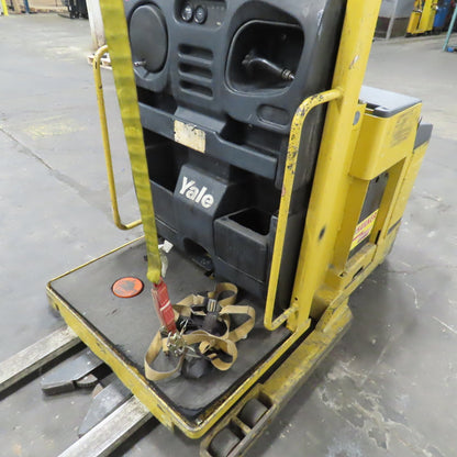 2000 Yale 0S030 3000 Lbs Capacity Order Picker Stand Up Electric Forklift 24V