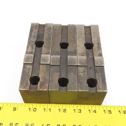 CL315CJ 5-15/16" x 1-3/4" Workholding Lathe Jaw Tongue Groove Set Of 3