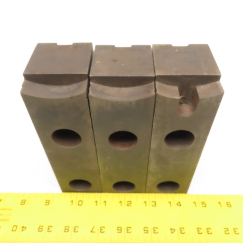 CL315CJ 5-15/16" x 1-3/4" Workholding Lathe Jaw Tongue Groove Set Of 3