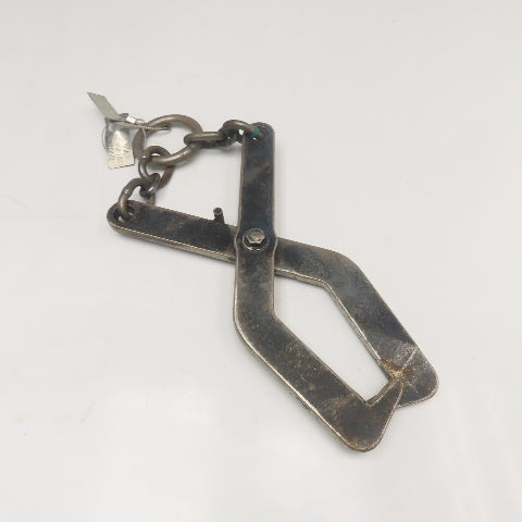 LMHE 400Lbs WLL 16" OAL Load Lifting Tongs Scissor Hook
