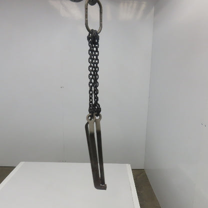 Carl Stahl Size 9/32G 8 3 Leg Lifting Hook 3'6" Reach 60° 300LBS. Limit