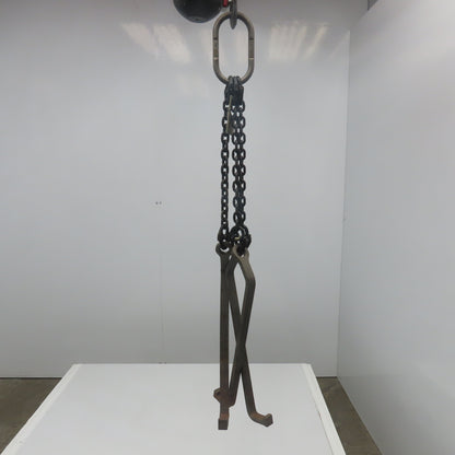 Carl Stahl Size 9/32G 8 3 Leg Lifting Hook 3'6" Reach 60° 300LBS. Limit