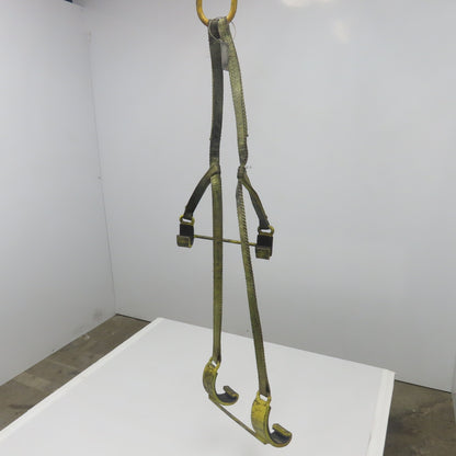 100Lbs Vertical Load Plate Offset Lifting Hook Strap 48"