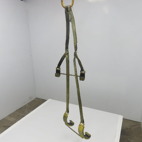 100Lbs Vertical Load Plate Offset Lifting Hook Strap 48"
