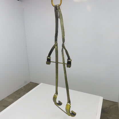 100Lbs Vertical Load Plate Offset Lifting Hook Strap 48"