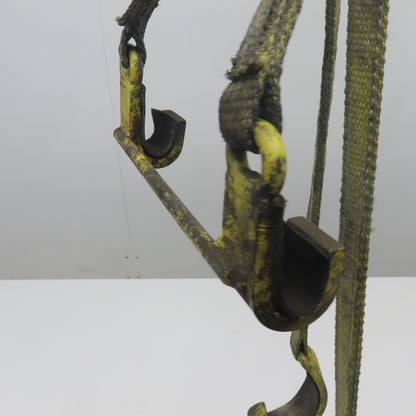 100Lbs Vertical Load Plate Offset Lifting Hook Strap 48"