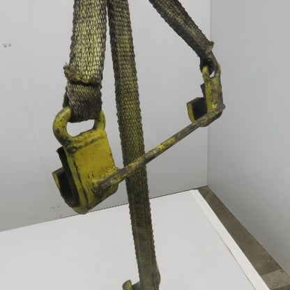 100Lbs Vertical Load Plate Offset Lifting Hook Strap 48"