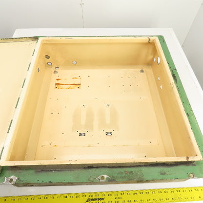 28" x 27" x 8" Wall Mount Electrical Enclosure W/Back Plate