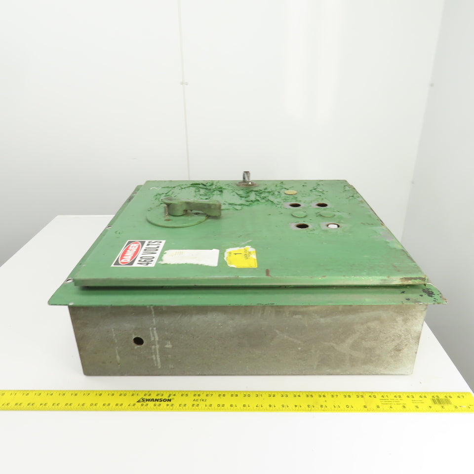 28" x 27" x 8" Wall Mount Electrical Enclosure W/Back Plate