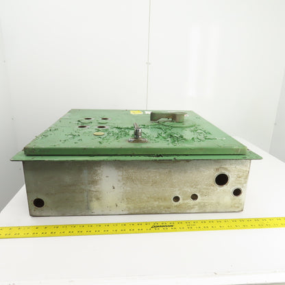 28" x 27" x 8" Wall Mount Electrical Enclosure W/Back Plate