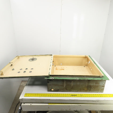 28" x 27" x 8" Wall Mount Electrical Enclosure W/Back Plate
