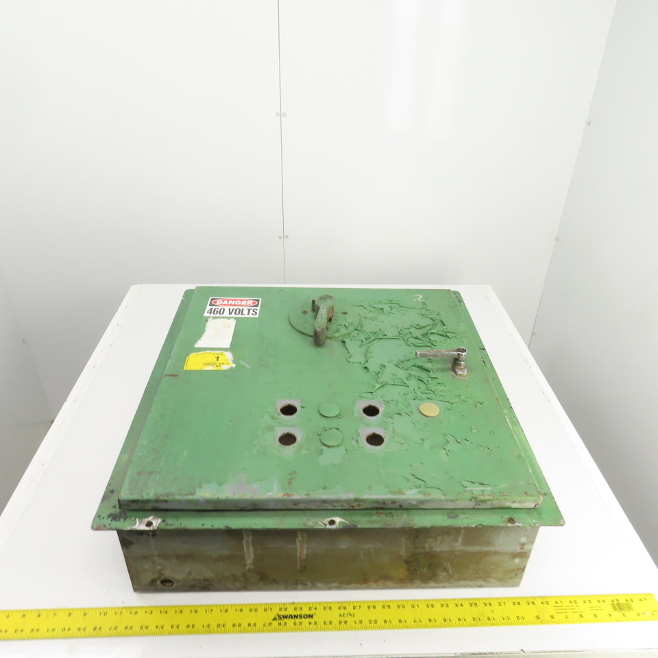 28" x 27" x 8" Wall Mount Electrical Enclosure W/Back Plate