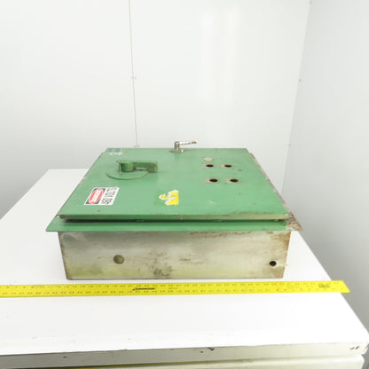 28" x 27" x 8" Wall Mount Electrical Enclosure W/Back Plate