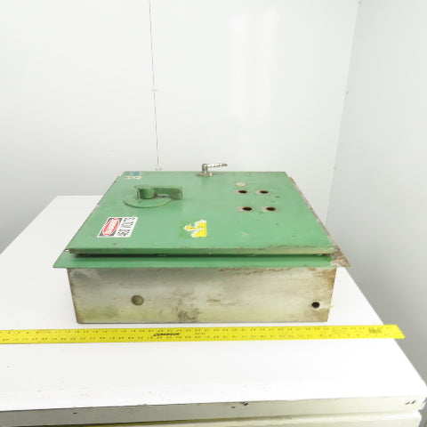 28" x 27" x 8" Wall Mount Electrical Enclosure W/Back Plate
