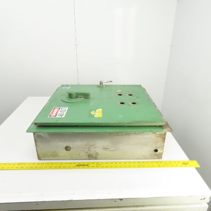 28" x 27" x 8" Wall Mount Electrical Enclosure W/Back Plate