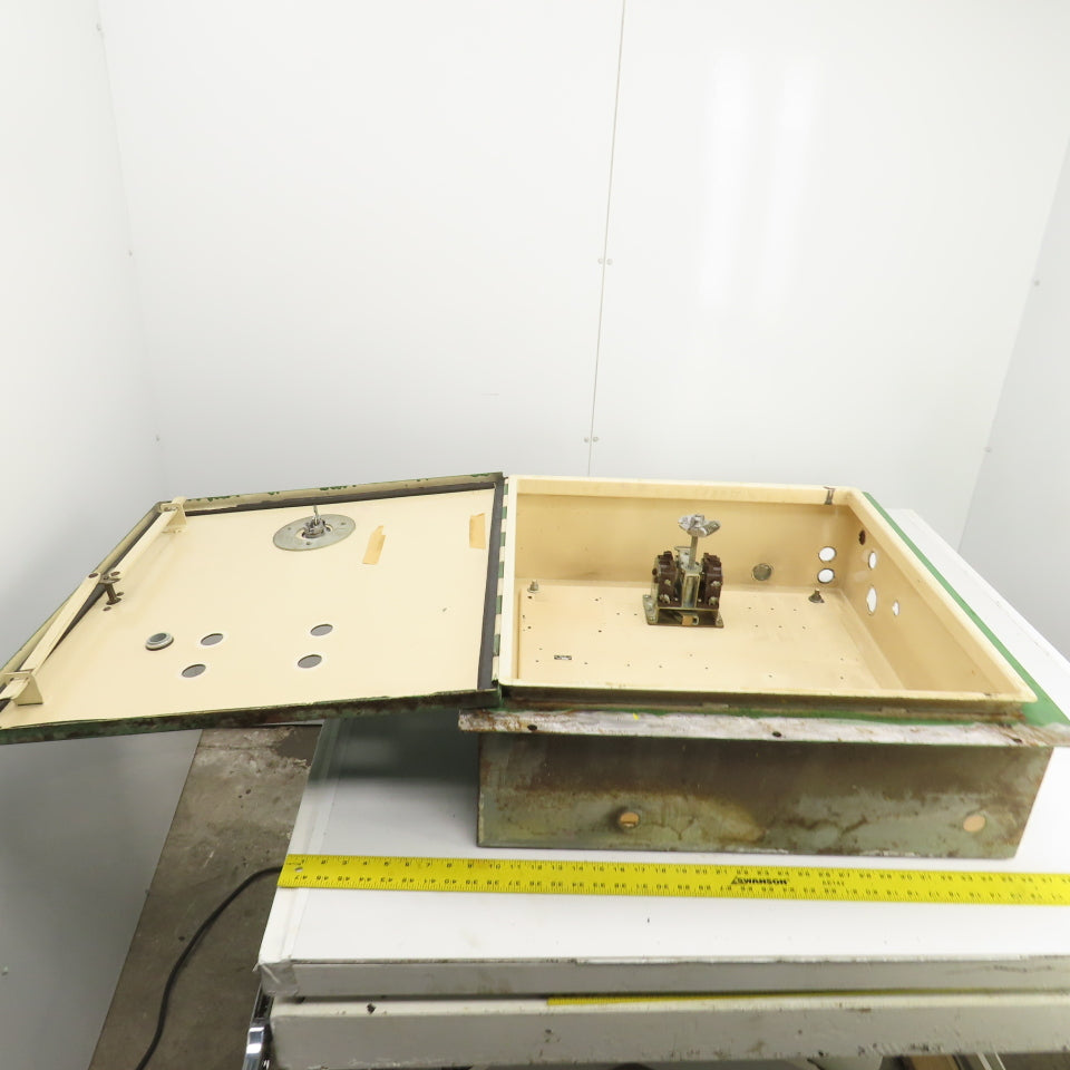 28" x 27" x 8" Wall Mount Electrical Enclosure W/Back Plate