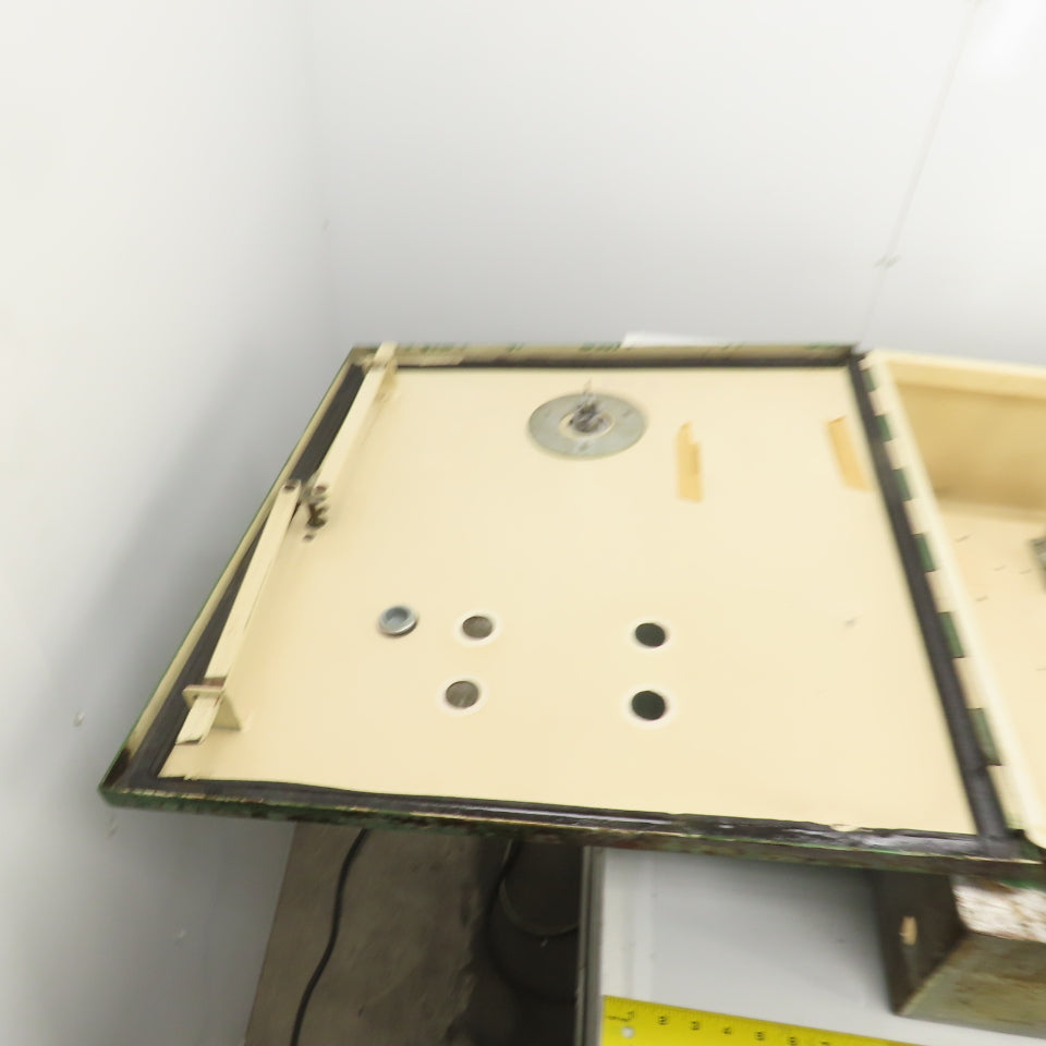 28" x 27" x 8" Wall Mount Electrical Enclosure W/Back Plate