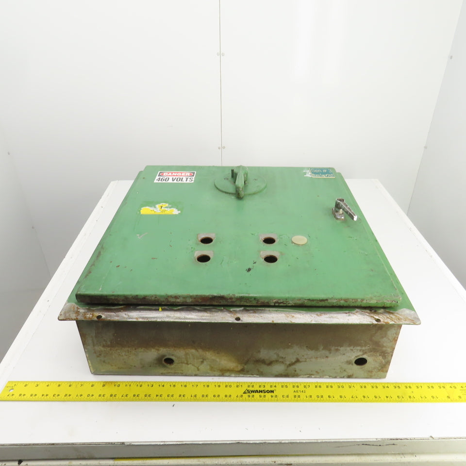 28" x 27" x 8" Wall Mount Electrical Enclosure W/Back Plate