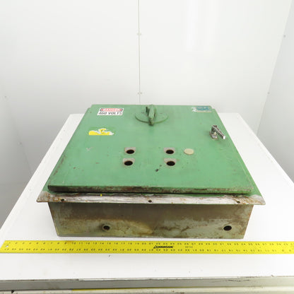 28" x 27" x 8" Wall Mount Electrical Enclosure W/Back Plate