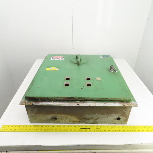 28" x 27" x 8" Wall Mount Electrical Enclosure W/Back Plate