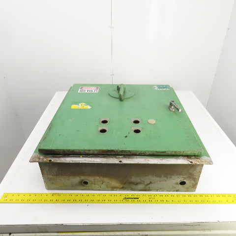 28" x 27" x 8" Wall Mount Electrical Enclosure W/Back Plate