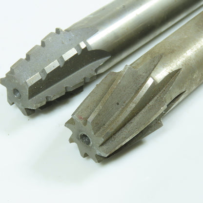 MR & TCO 1-1/16" x 3/4" Full Taper Reamer Morse Taper #3 Shank 11" OAL Lot of 2