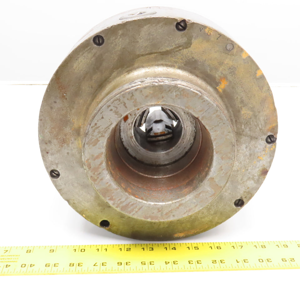 Cushman 10" 3 Jaw Scroll Chuck L1 Taper Mounting W/ Jaws 2" Thru Hole