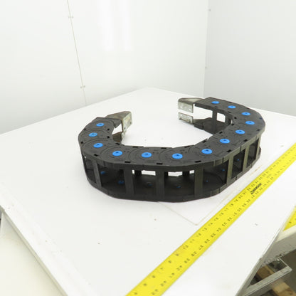 CPS CP 090E R180 57" OAL Cable Carrier Energy Chain 3-1/4 x 3-3/4"  W/Connectors