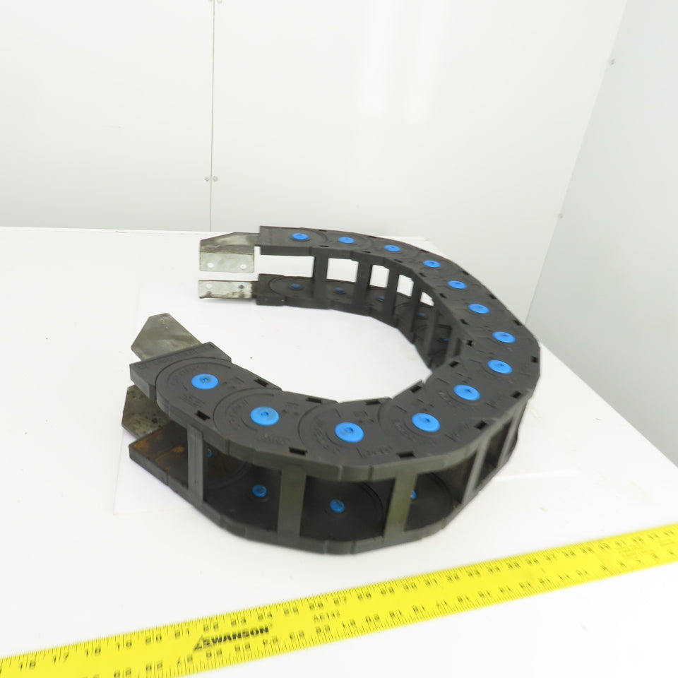 CPS CP 090E R180 57" OAL Cable Carrier Energy Chain 3-1/4 x 3-3/4"  W/Connectors