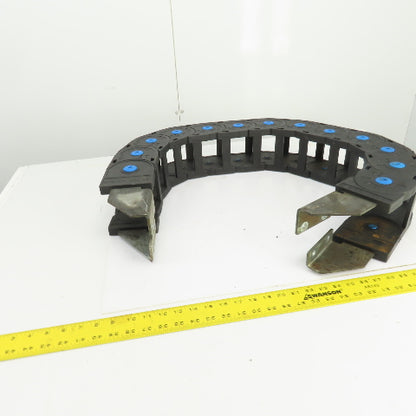 CPS CP 090E R180 57" OAL Cable Carrier Energy Chain 3-1/4 x 3-3/4"  W/Connectors