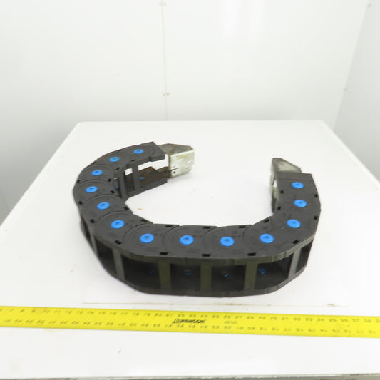 CPS CP 090E R180 57" OAL Cable Carrier Energy Chain 3-1/4 x 3-3/4"  W/Connectors