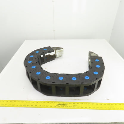 CPS CP 090E R180 57" OAL Cable Carrier Energy Chain 3-1/4 x 3-3/4"  W/Connectors