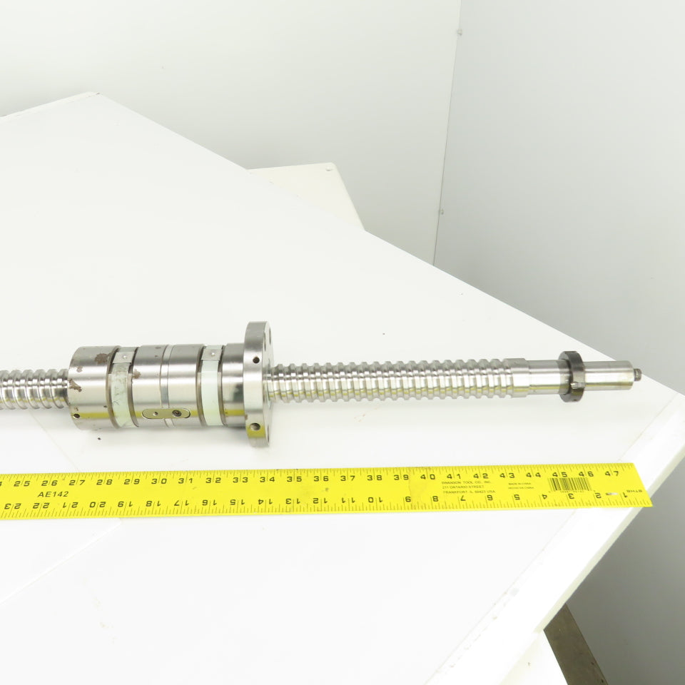 Daewoo DMV-4020 Ball Screw & Nut 40mm OD 12mm Pitch Single Start 61-1/4" OAL