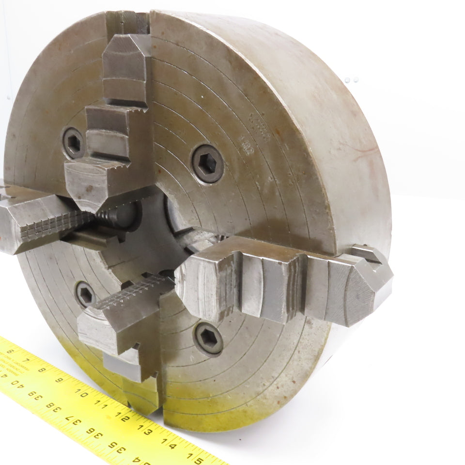 Buck Tool 12" Lathe Chuck 4 Jaw Independent W/ Jaws