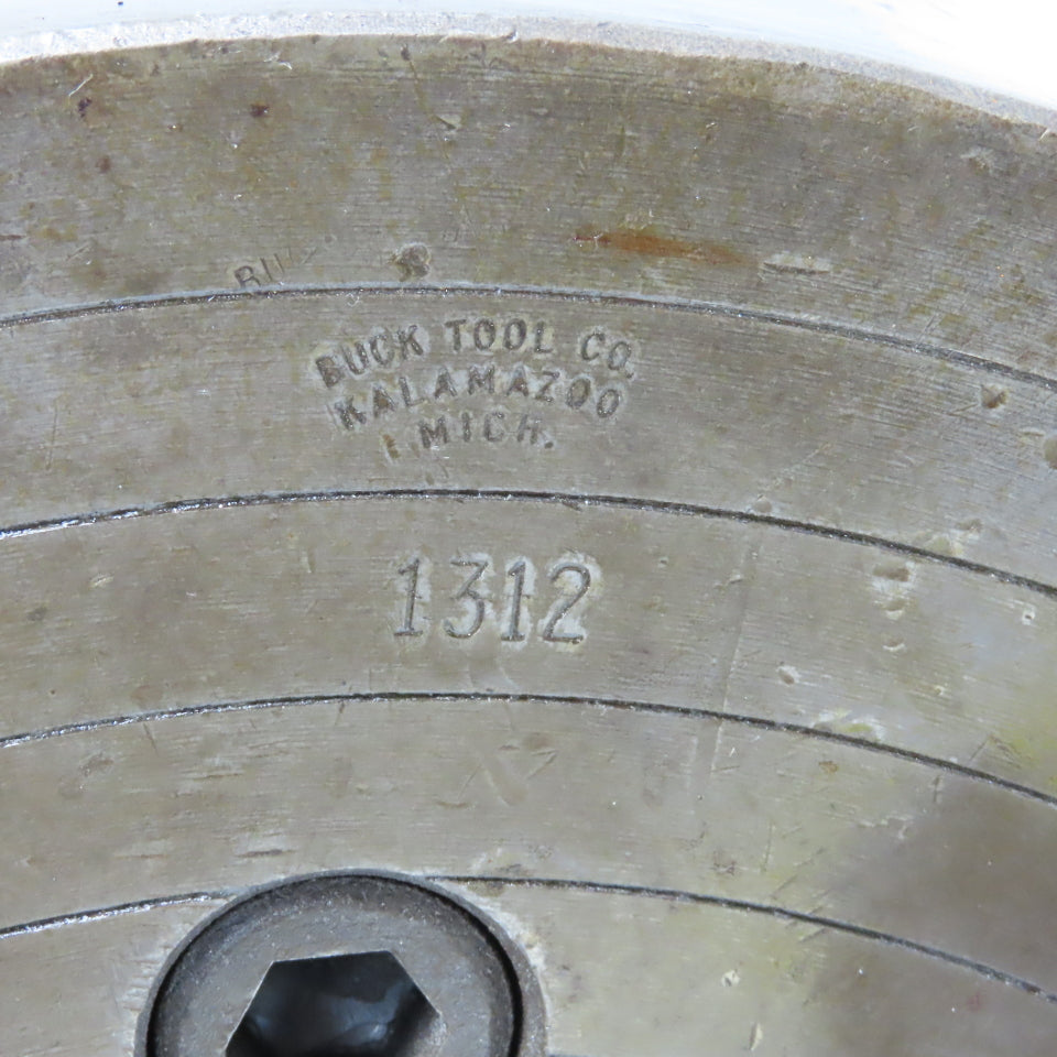 Buck Tool 12" Lathe Chuck 4 Jaw Independent W/ Jaws
