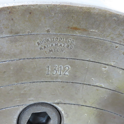 Buck Tool 12" Lathe Chuck 4 Jaw Independent W/ Jaws