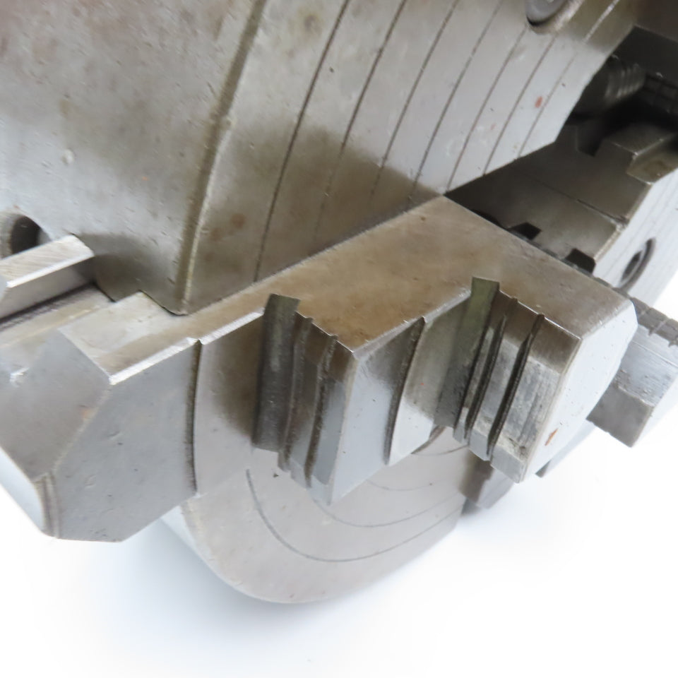 Buck Tool 12" Lathe Chuck 4 Jaw Independent W/ Jaws