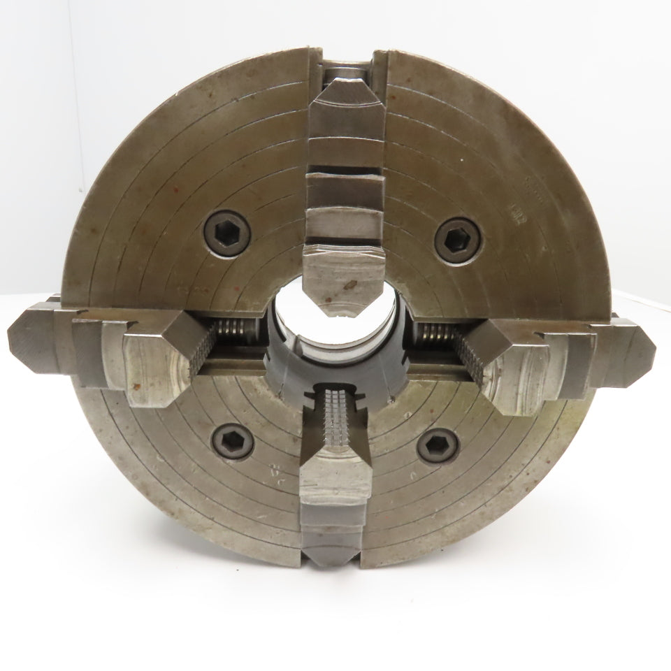 Buck Tool 12" Lathe Chuck 4 Jaw Independent W/ Jaws
