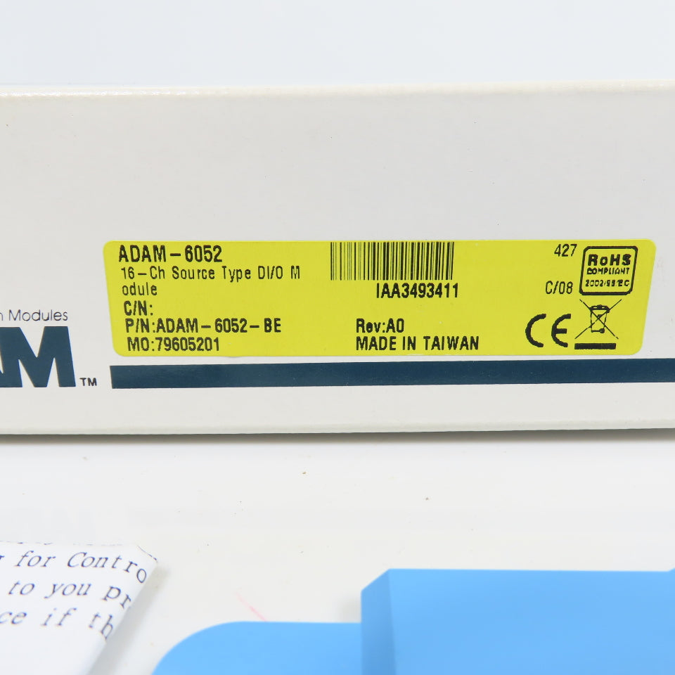 Adam ADAM-6052-BE Data Acquisition Module Rev A0 – Bullseye Industrial ...