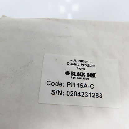 Black Box PI115A-C Serial Parallel Interface Converter W/Power Supply