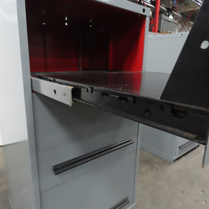 Stanley Vidmar 3 Drawer Industrial Roll Out Tray Parts Shop Cabinet 30"x 28"x59"