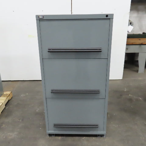 Stanley Vidmar 3 Drawer Industrial Roll Out Tray Parts Shop Cabinet 30"x 28"x59"