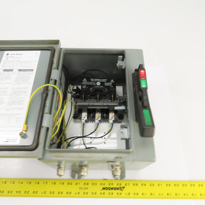 Allen Bradley 1494G-BF3N-98 AL-208 30A Enclosed Safety Disconnect Switch 600V 3R