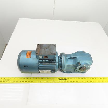 Sew-Eurodrive KA47DT90L4 25.91 Ratio 2HP Gear Reducer 460V 3PH 66.38RPM Out