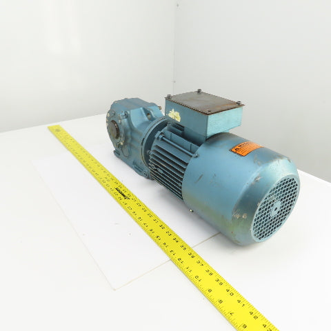 Sew-Eurodrive KA47DT90L4 25.91 Ratio 2HP Gear Reducer 460V 3PH 66.38RPM Out