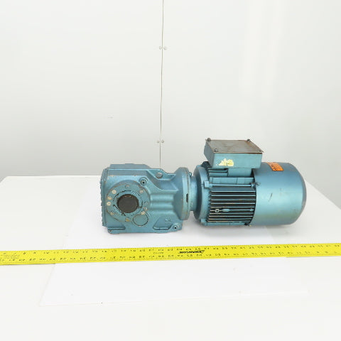 Sew-Eurodrive KA47DT90L4 25.91 Ratio 2HP Gear Reducer 460V 3PH 66.38RPM Out