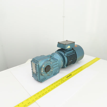 Sew-Eurodrive KA47DT90L4 25.91 Ratio 2HP Gear Reducer 460V 3PH 66.38RPM Out