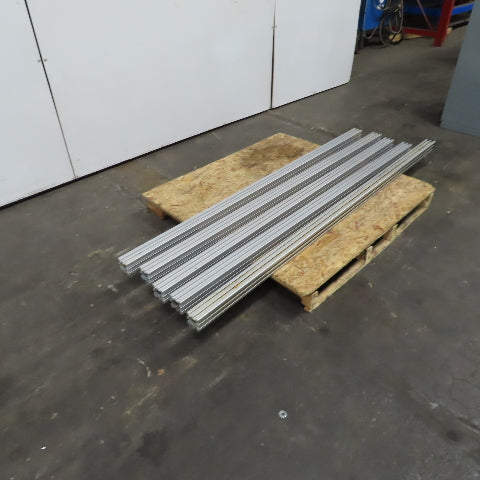 2-1/2" x 2-1/2" x  75-1/4" L Extruded Structural Aluminum W/3/4" T-Slot Lot Of 4