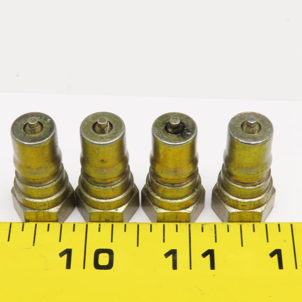 Parker H1-63 1/8" Hydraulic Quick Coupling Male Nipple ISO 7241 Ser. B Lot Of 4
