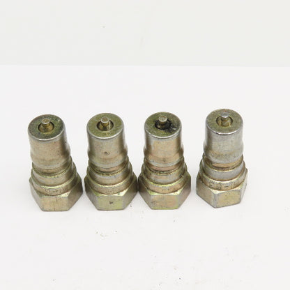 Parker H1-63 1/8" Hydraulic Quick Coupling Male Nipple ISO 7241 Ser. B Lot Of 4